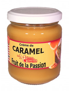 Crème de caramel au beurre salé et au fruit de la passion