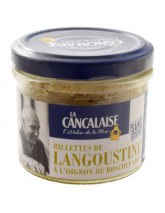Rilletes de langoustines oignons de Roscoff Cancalaise