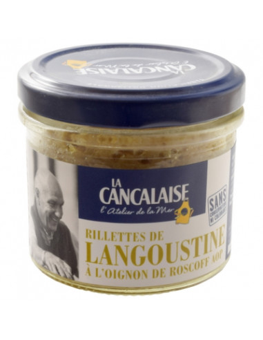 Rilletes de langoustines oignons de Roscoff Cancalaise