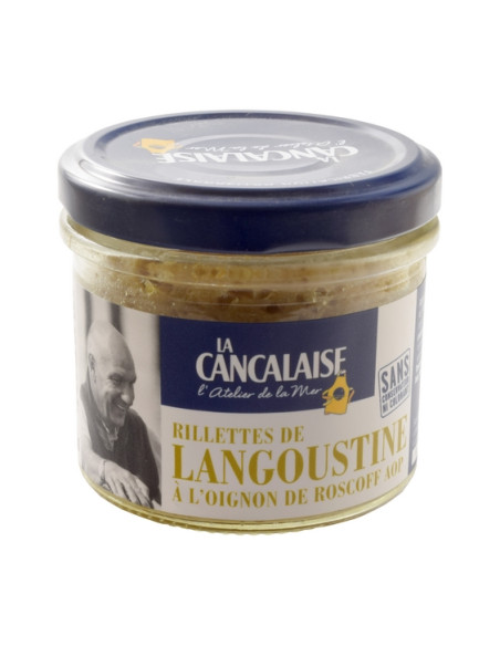 Rilletes de langoustines oignons de Roscoff Cancalaise